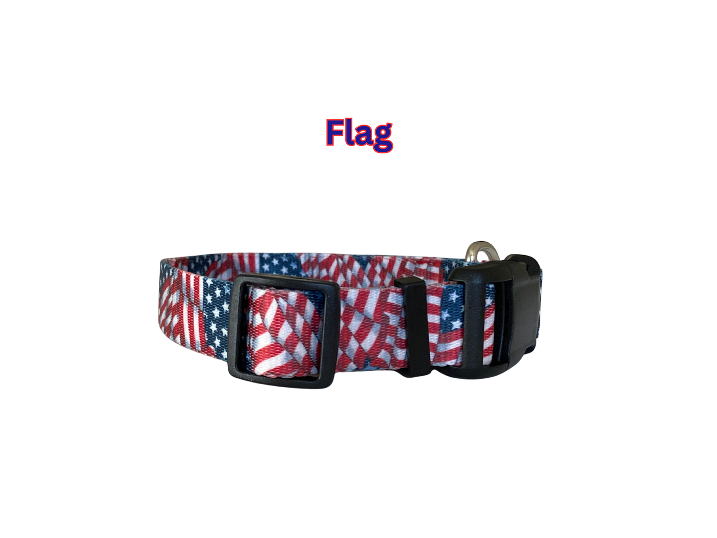 Maxx2 Magnetic Dog Collars for Arthritis and Improved Wellness in Flag pattern.