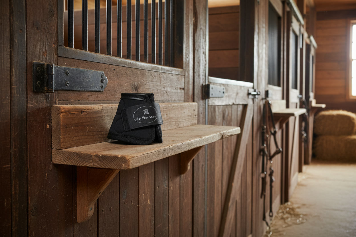 Magnetic Hoof Boot for Horses - Black to help aid in overall hoof health.